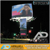 Arc Shape Frontlit Unipole Advertising Billboard Display