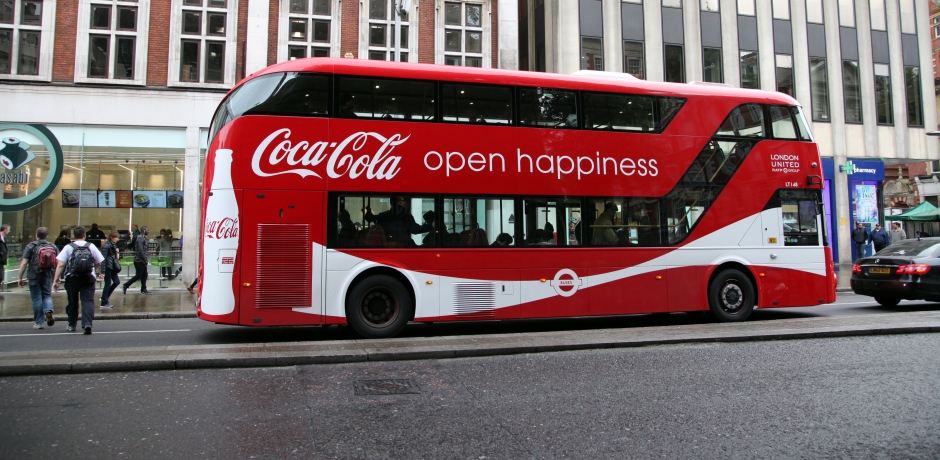 Coca-Cola bus Body advertising