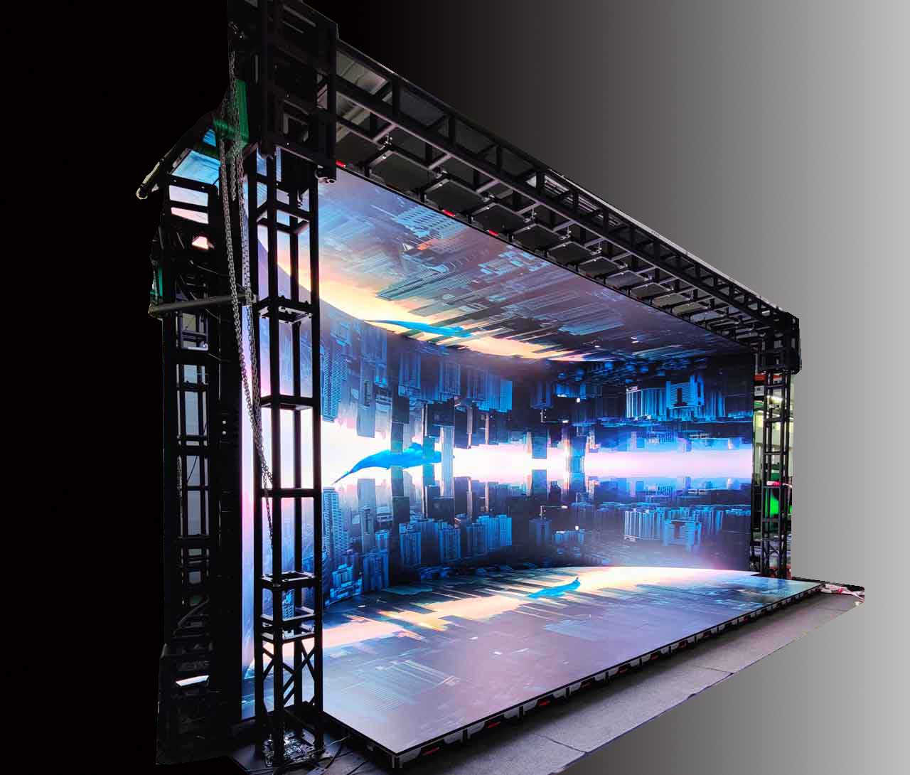 VIDEO PRODUCTION LED BACKGROUND WALL