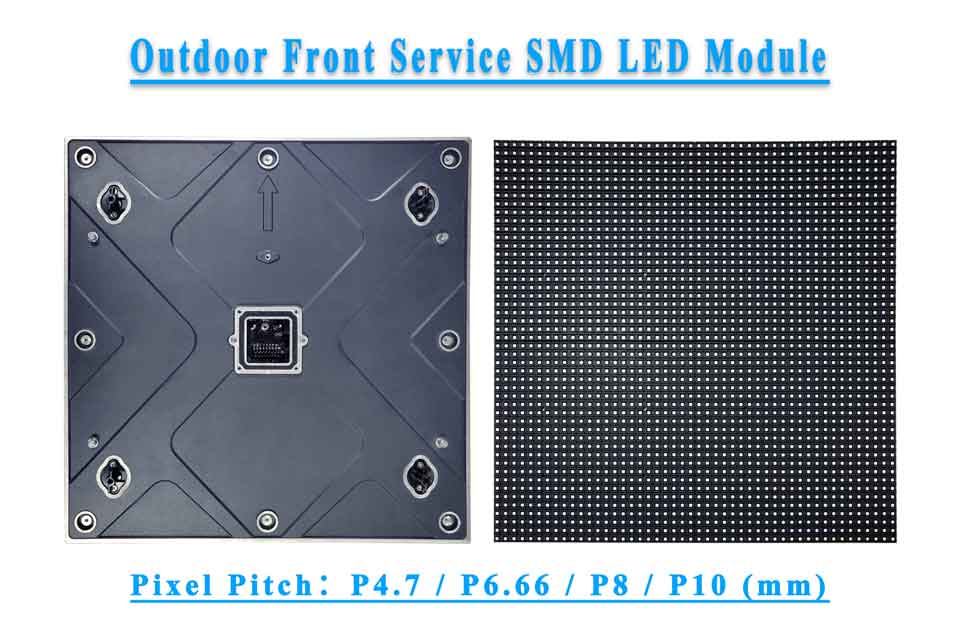 Outdoor Front Service SMD LED Module