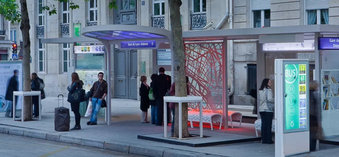 city's map bus stop station