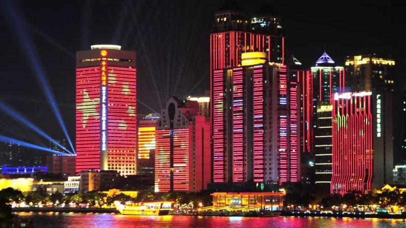 Celebrate 2019 China National Day with Transparent LED Display Show