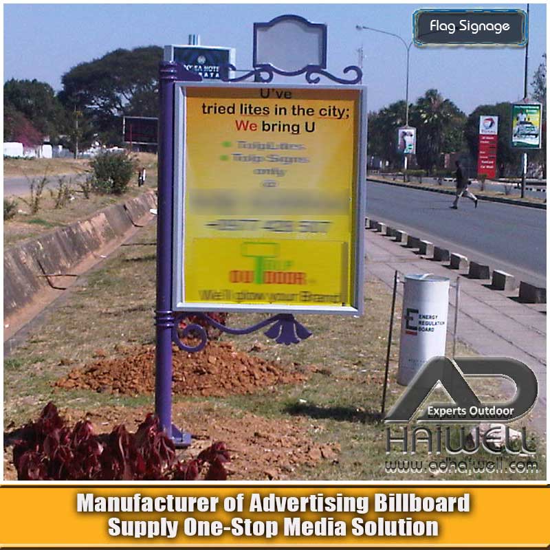 Customization Manufacturing for Flag Signage Billboard