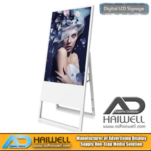 43" Ultra Slim Portable Digital Poster Indoor LCD Display Ads Boards