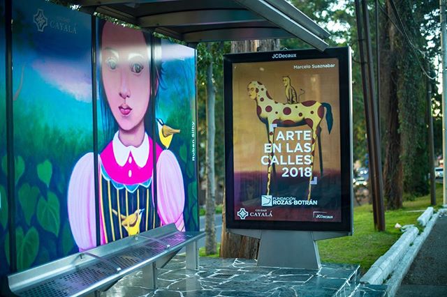 For the 10th year in a row, JCDecaux supported the art project “Arte en la Calle” by bringing culture to the streets