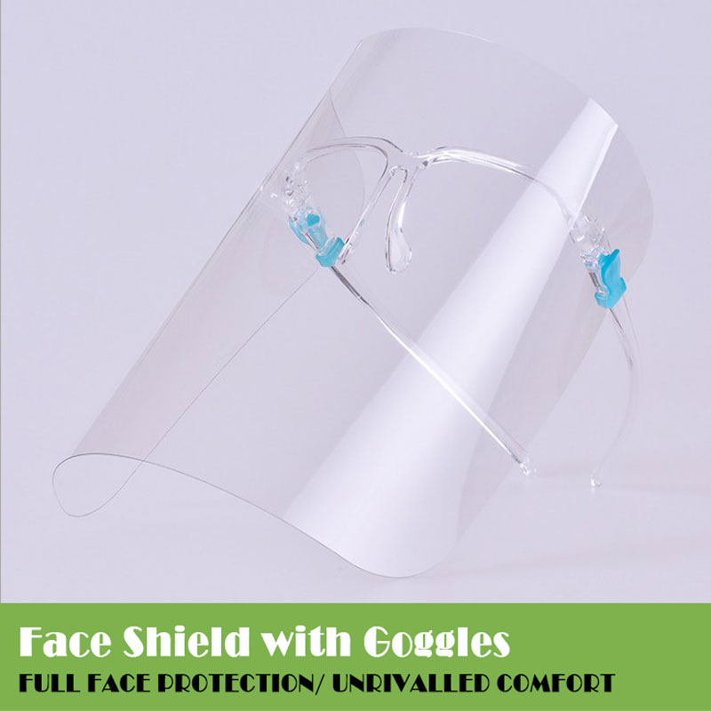 Face Shield PET Cover & Goggles Premier Face Protector