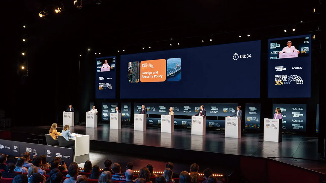 Screenit Eu Conference Backdrop LED Screen Belgium