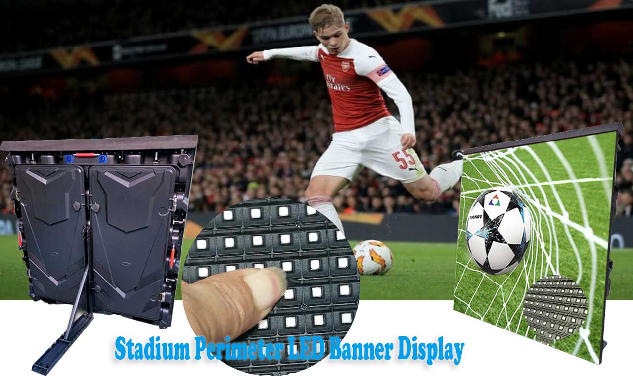 Football Stadium Perimeter Led Screen Display