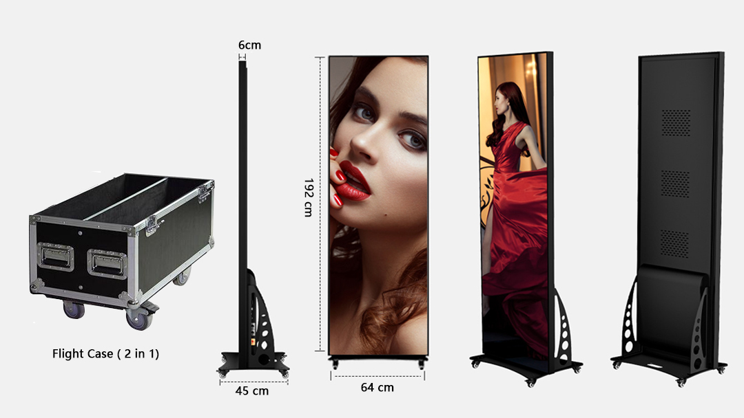 LED Poster Screen Flight Case Package