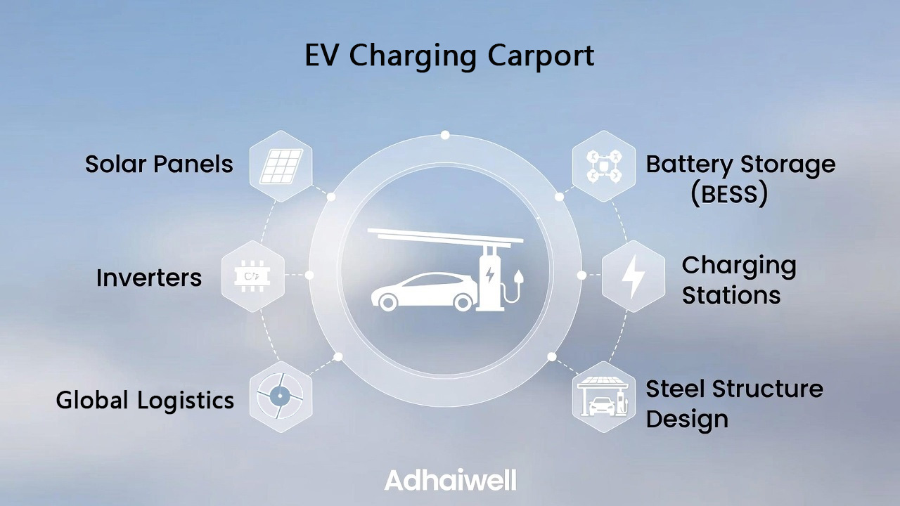 How To Build The Perfect EV Charging Carport: A Guide To Customizing Carports with Adhaiwell China