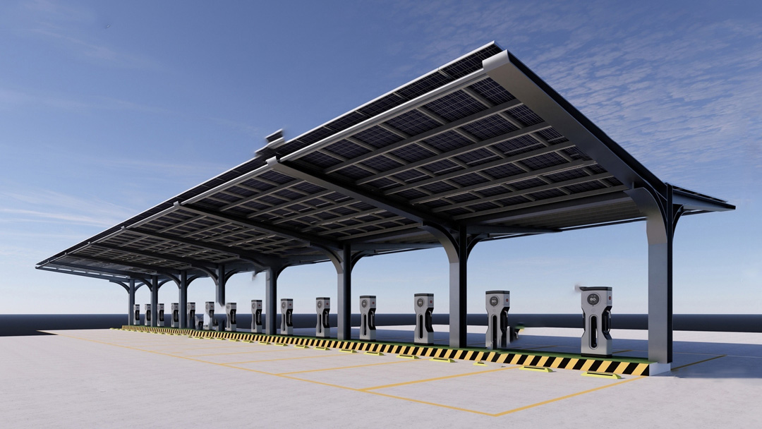 solar canports structure