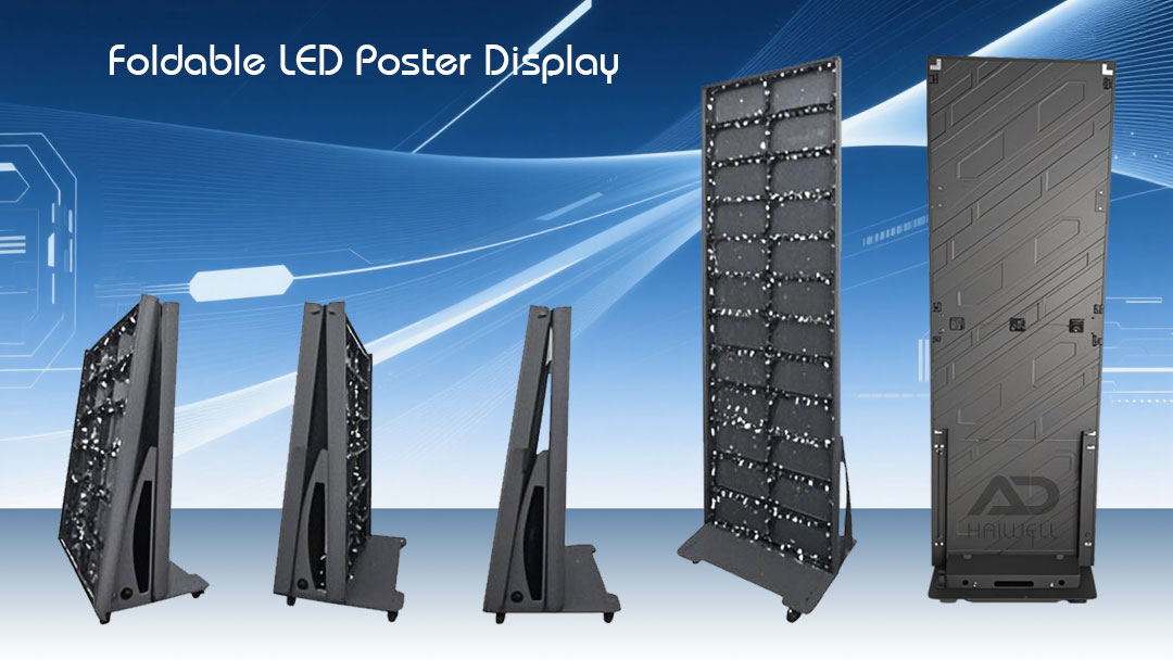 Portable LED Poster Screen for Rentals