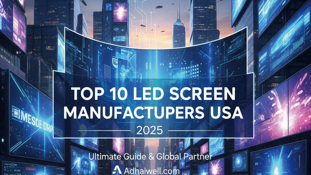 Top 10 LED Screen Display Manufacturers in USA (2025)