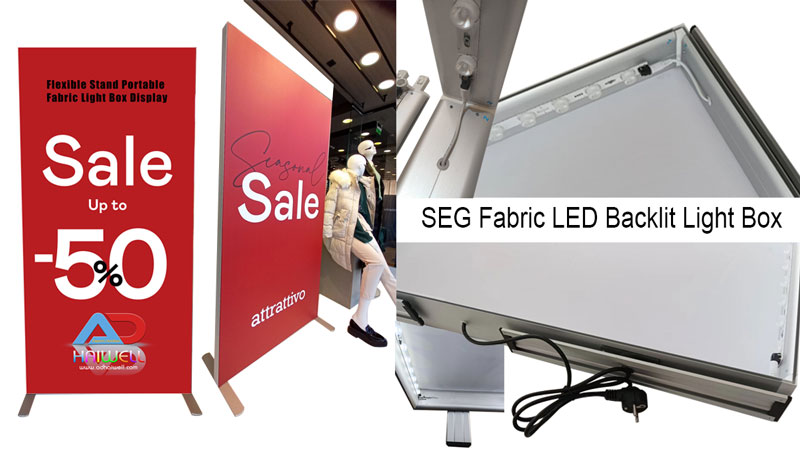 Why Retailers Favorite SEG Fabric Light Box Display for Visual Merchandising