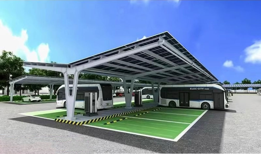 Single - Column Bidirectional Solar Carpor