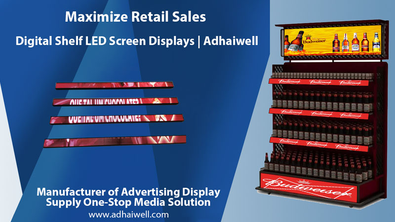 How to Skyrocket Retail Sales with Digital Shelf LED Screens?
