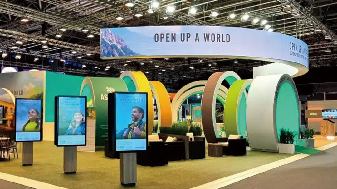 ESE exhibition Temporary LED video wall