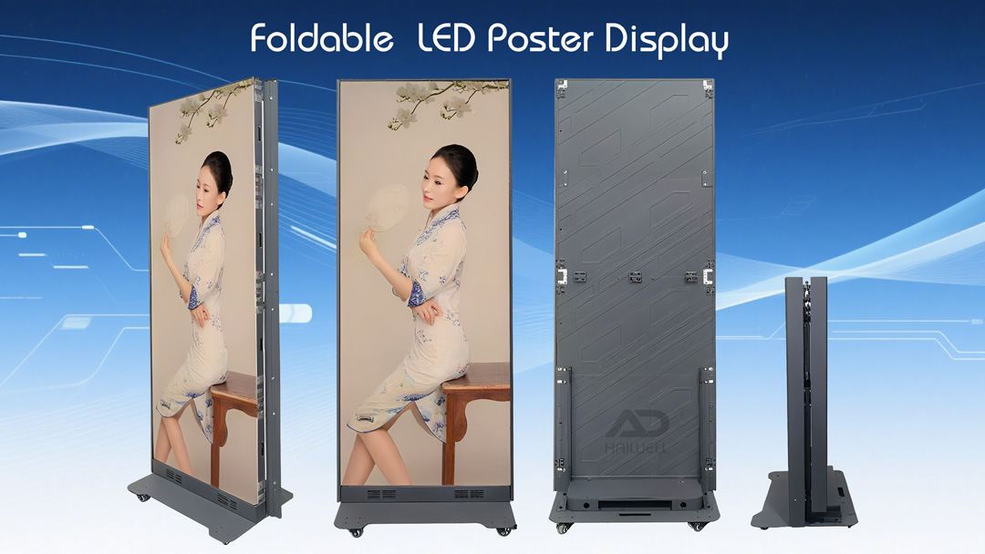 Foldable LED Poster Display
