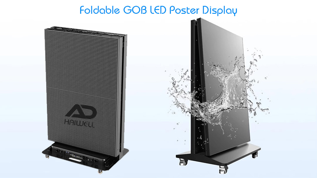 Foldable GOB LED Poster Display