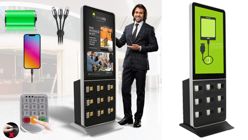 Three Profit Models for Mobile Phone Charging Station Digital LCD Signage