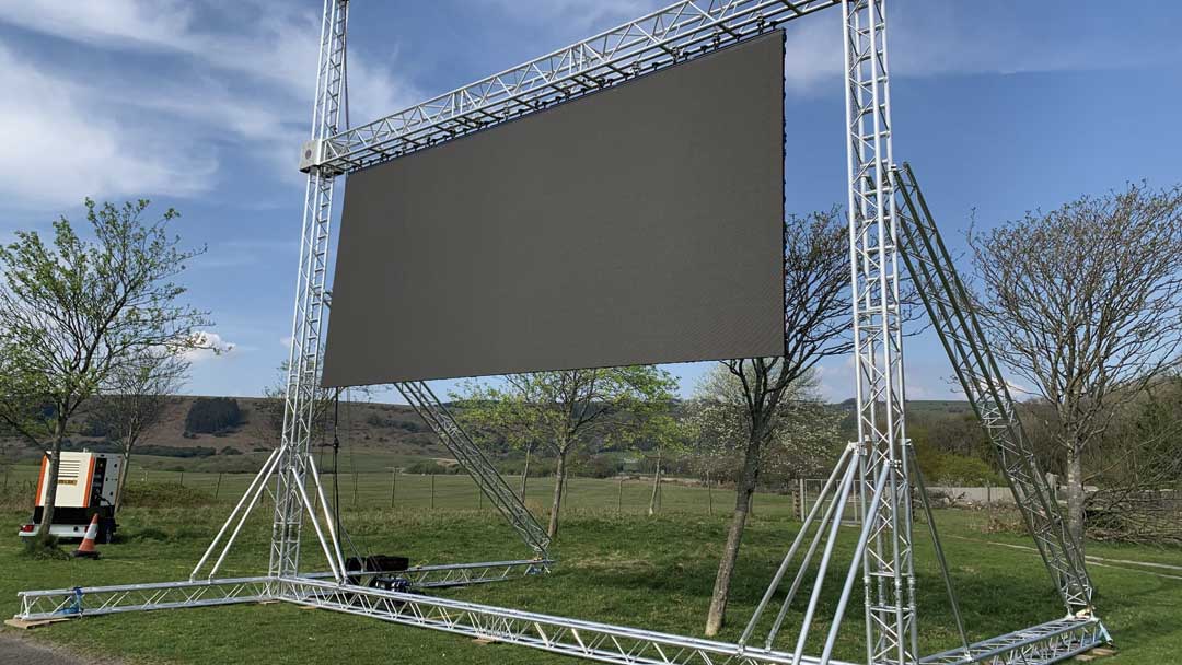 Pro Audio Visual Event LED backdrop UK