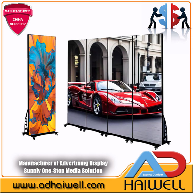 P1.86/P2.5 GOB & SMD LED Digital Signage Poster Screen Display