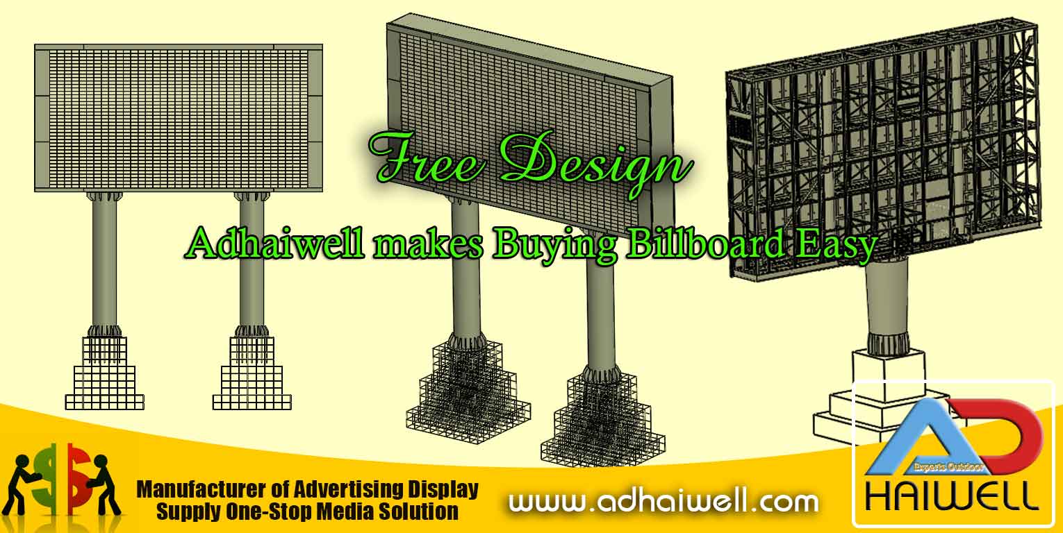 Free design for LED Billboard Structure