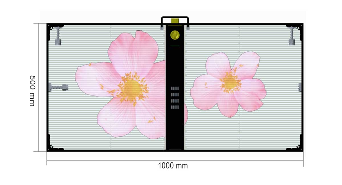 TRANSPARENT LED CABINET SPECIFICATIONS
