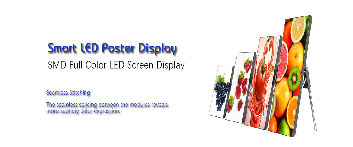 SMD Full Color Smart LED Poster Display