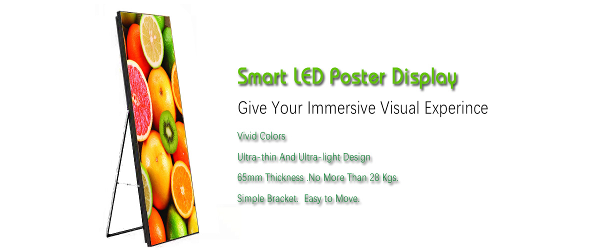 Multi Size SMD P2.6 Smart LED Poster Display