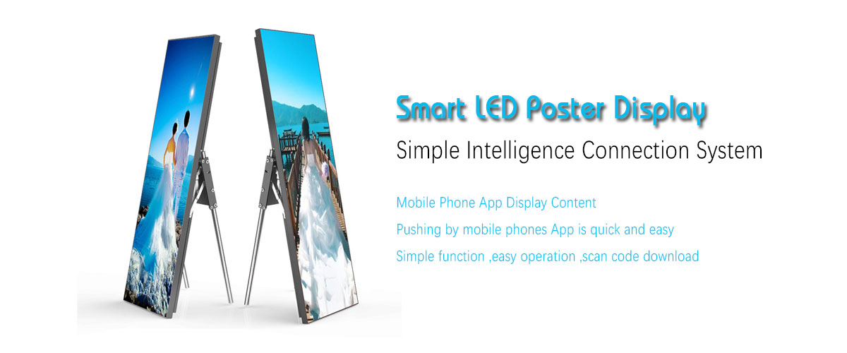 Intelligence Connection System Smart LED Poster Display