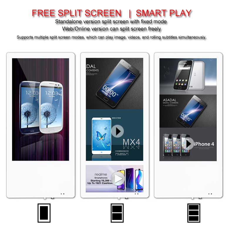 SMART PLAYER Elevator LCD Media Display