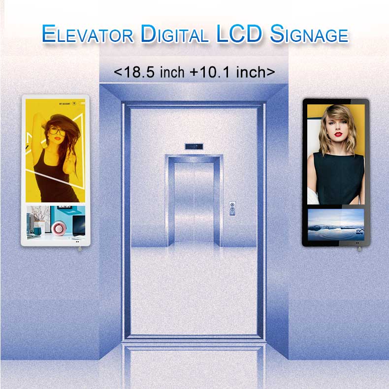 Elevator LCD Media Display